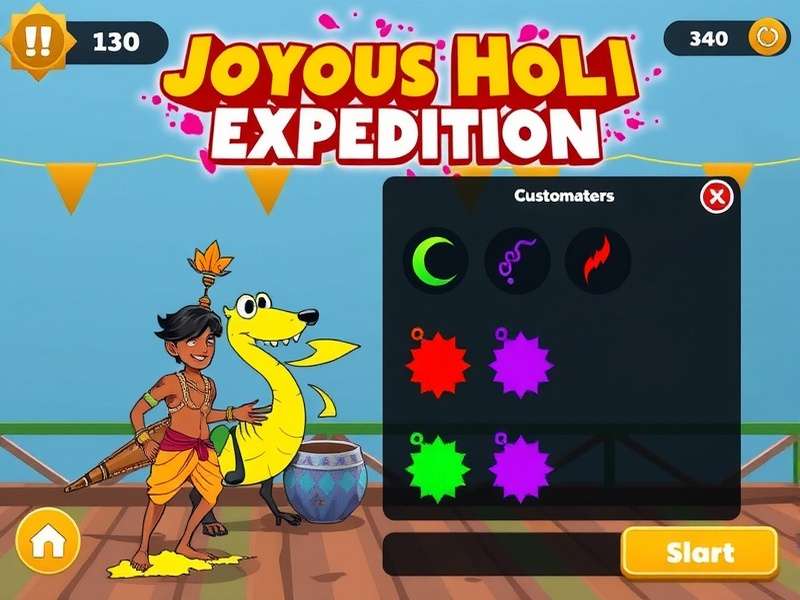 Joyous Holi Expedition community event screenshot